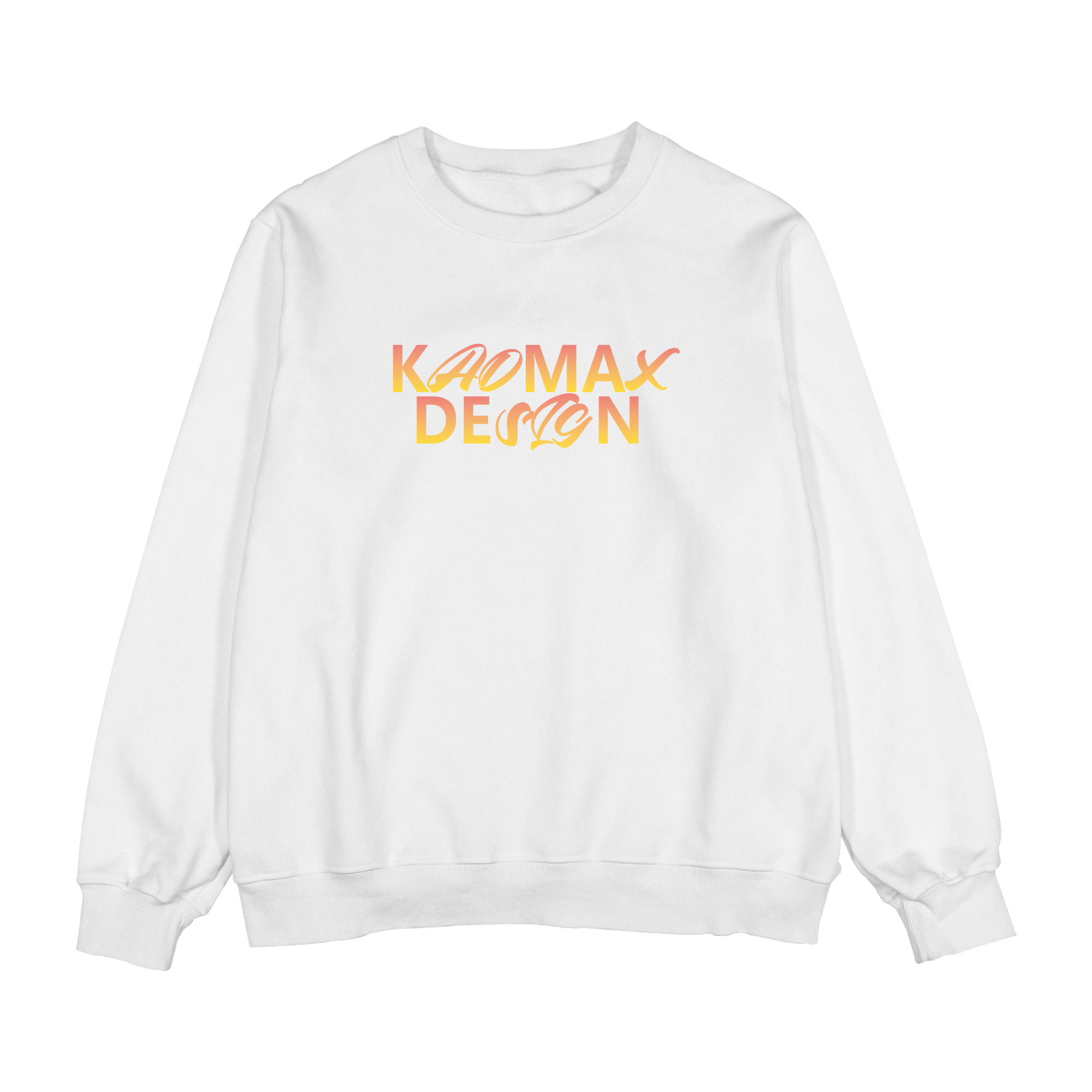 KADMAX大尺碼-重磅內刷毛大學TEE〈BFWY2305〉