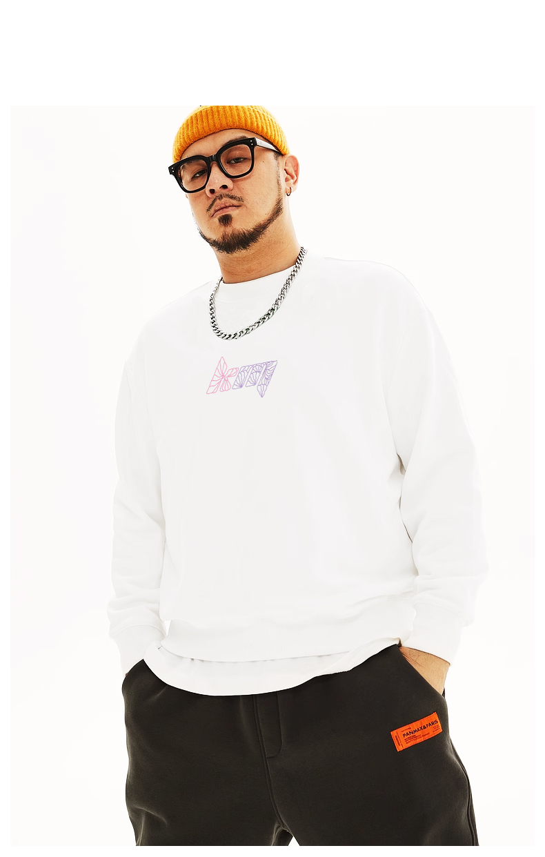 KADMAX大尺碼-重磅內刷毛大學TEE〈BFWY2309〉