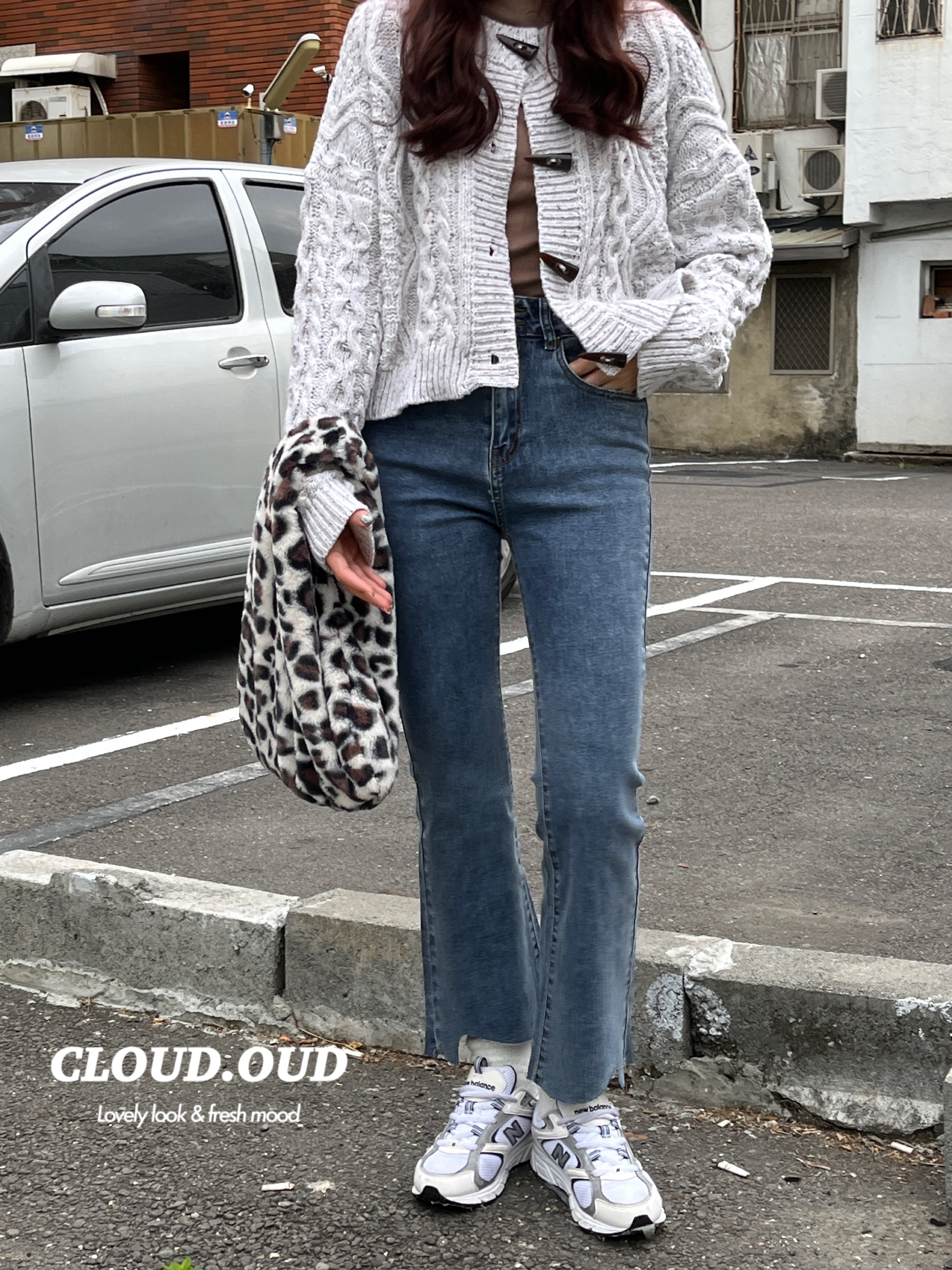 （現＋預）my jeans!彈力喇叭褲