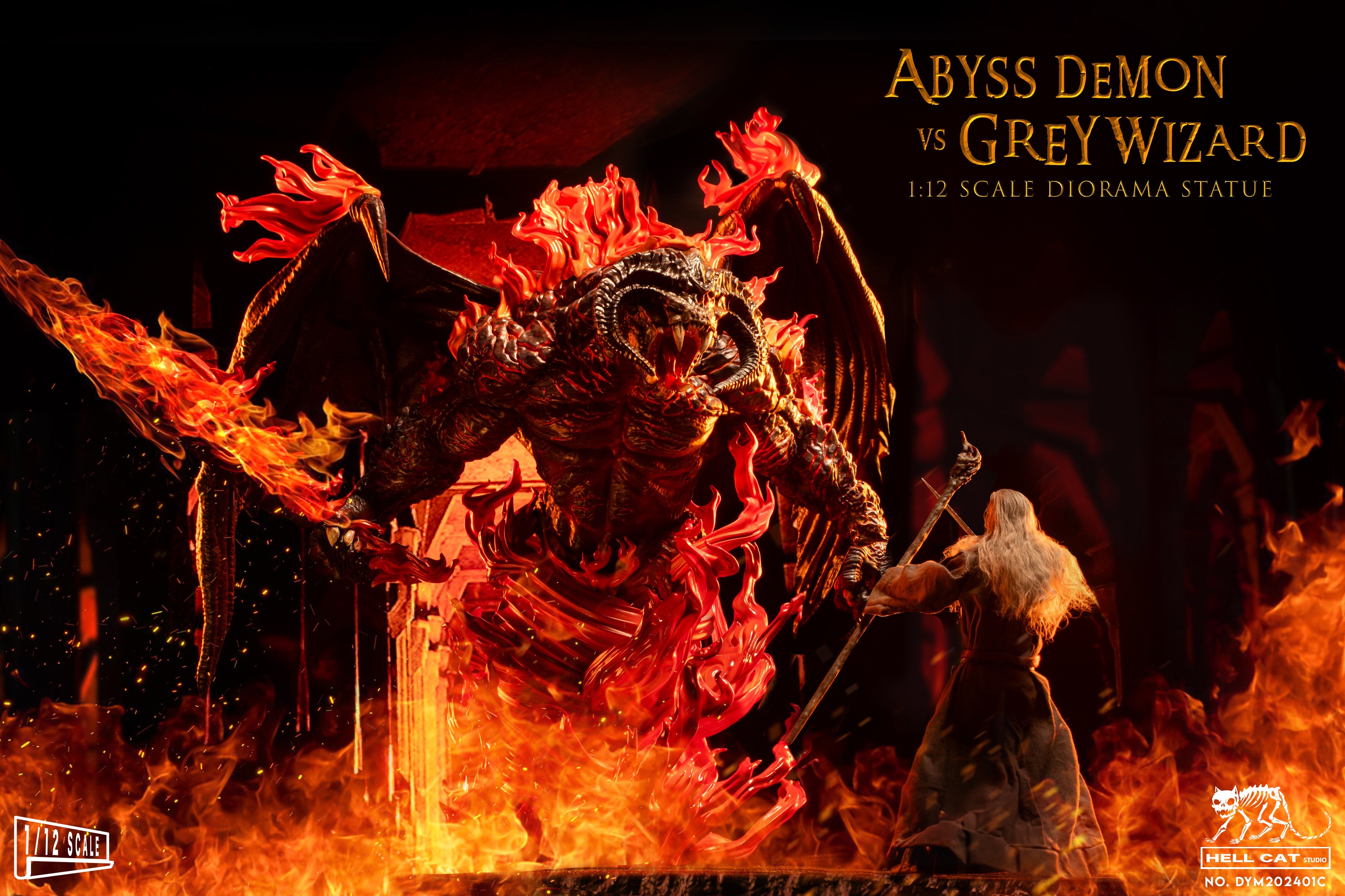 Pre Order Hell Cat 1/12 Grey Wizard Action Figure dym202401 deposit link –  VCTOYSBOX