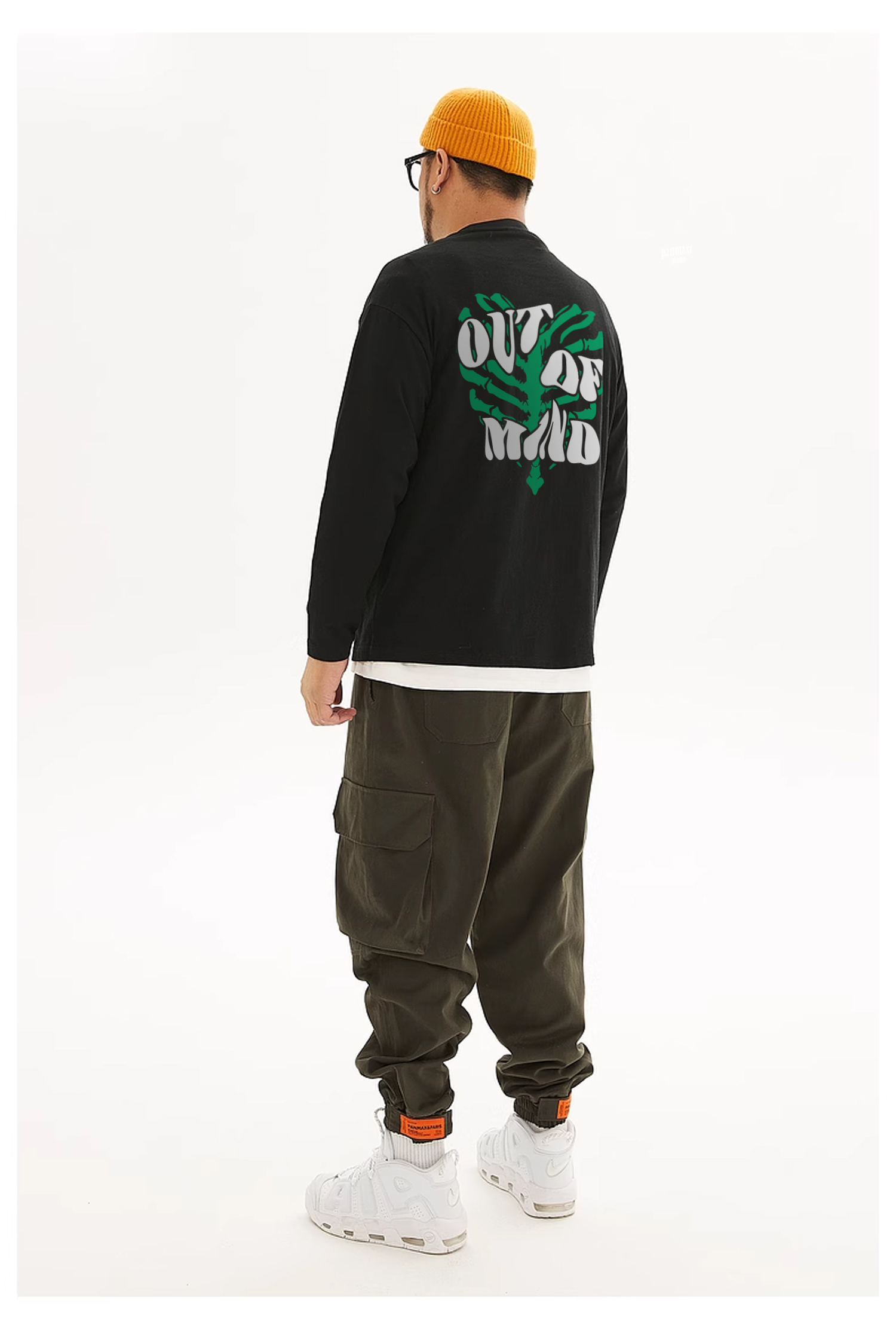 KADMAX大尺碼-重磅內刷毛大學TEE〈BFWY2315〉