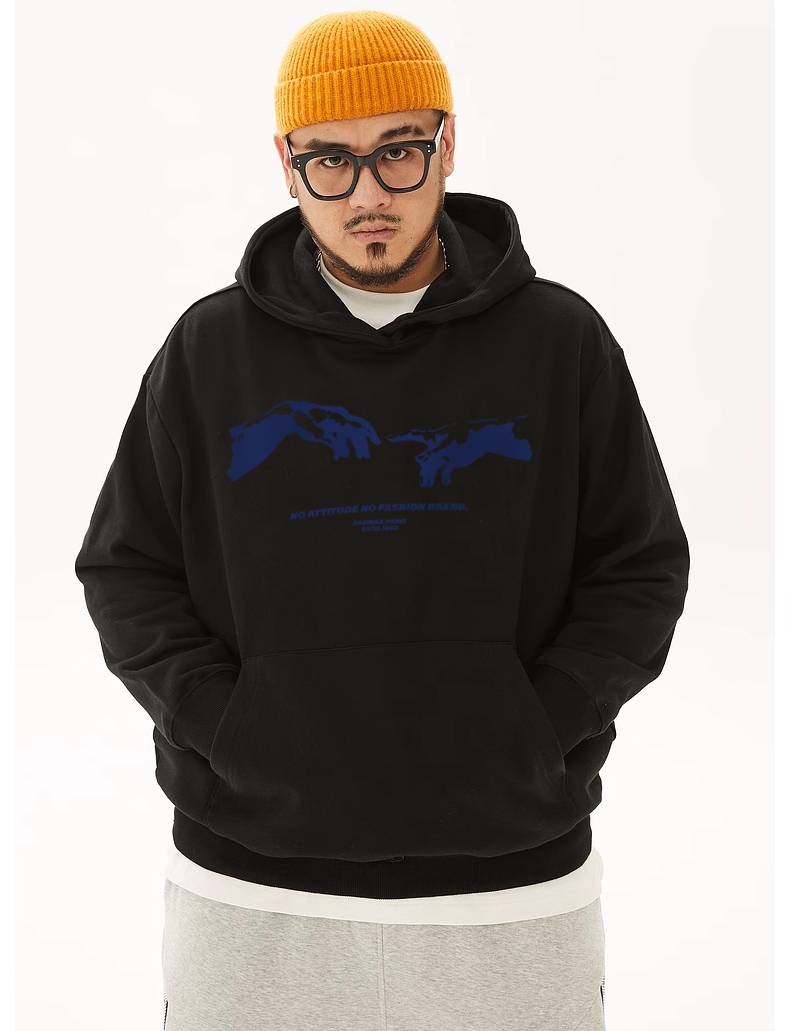 KADMAX大尺碼-重磅內刷毛帽TEE〈BFWY2317〉