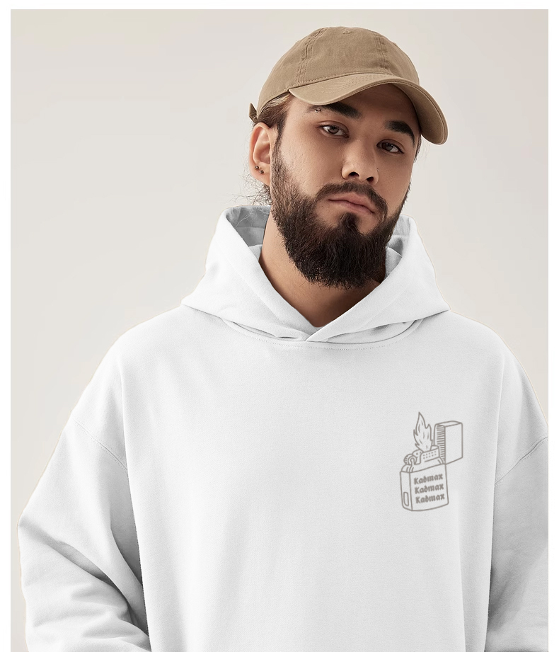 KADMAX大尺碼-重磅內刷毛帽TEE〈BFWY2320〉