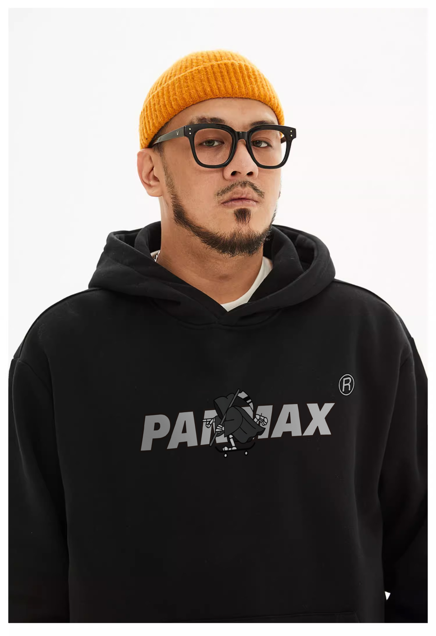 KADMAX大尺碼-重磅內刷毛帽TEE〈BFWY2322〉