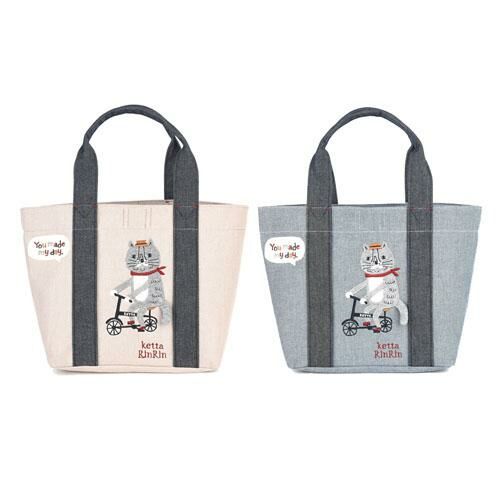 貓圖案雙面手挽袋 (網站限定優惠)