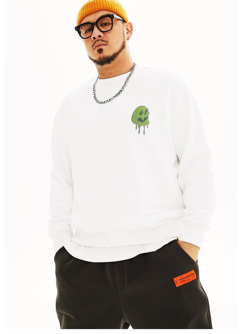 KADMAX大尺碼-重磅內刷毛大學TEE〈BFWY2326〉