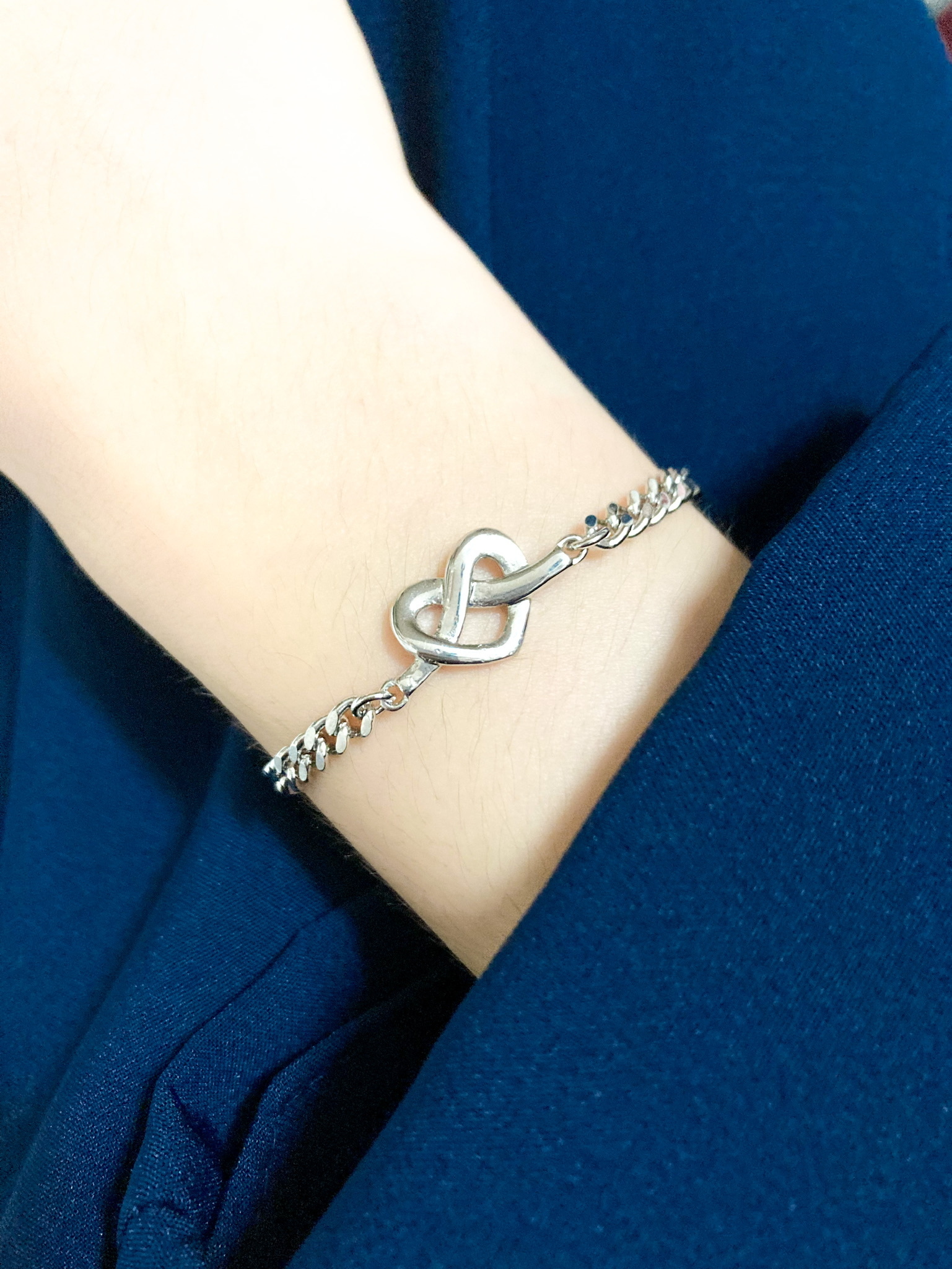 「給予」情侶手鏈 | S925純銀或鍍銀 | 免費刻字