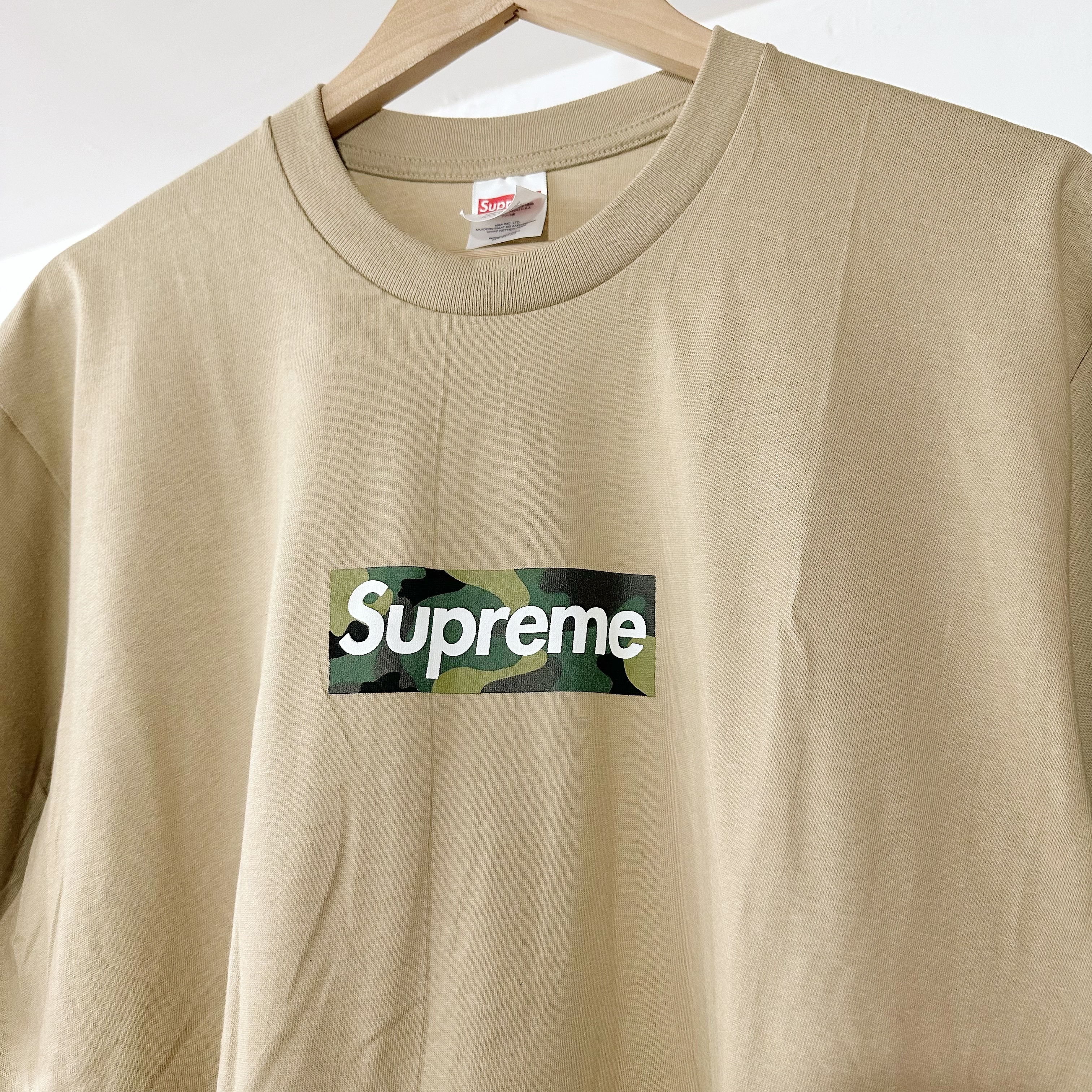 SUPREME FW23 Box Logo Tee Khaki