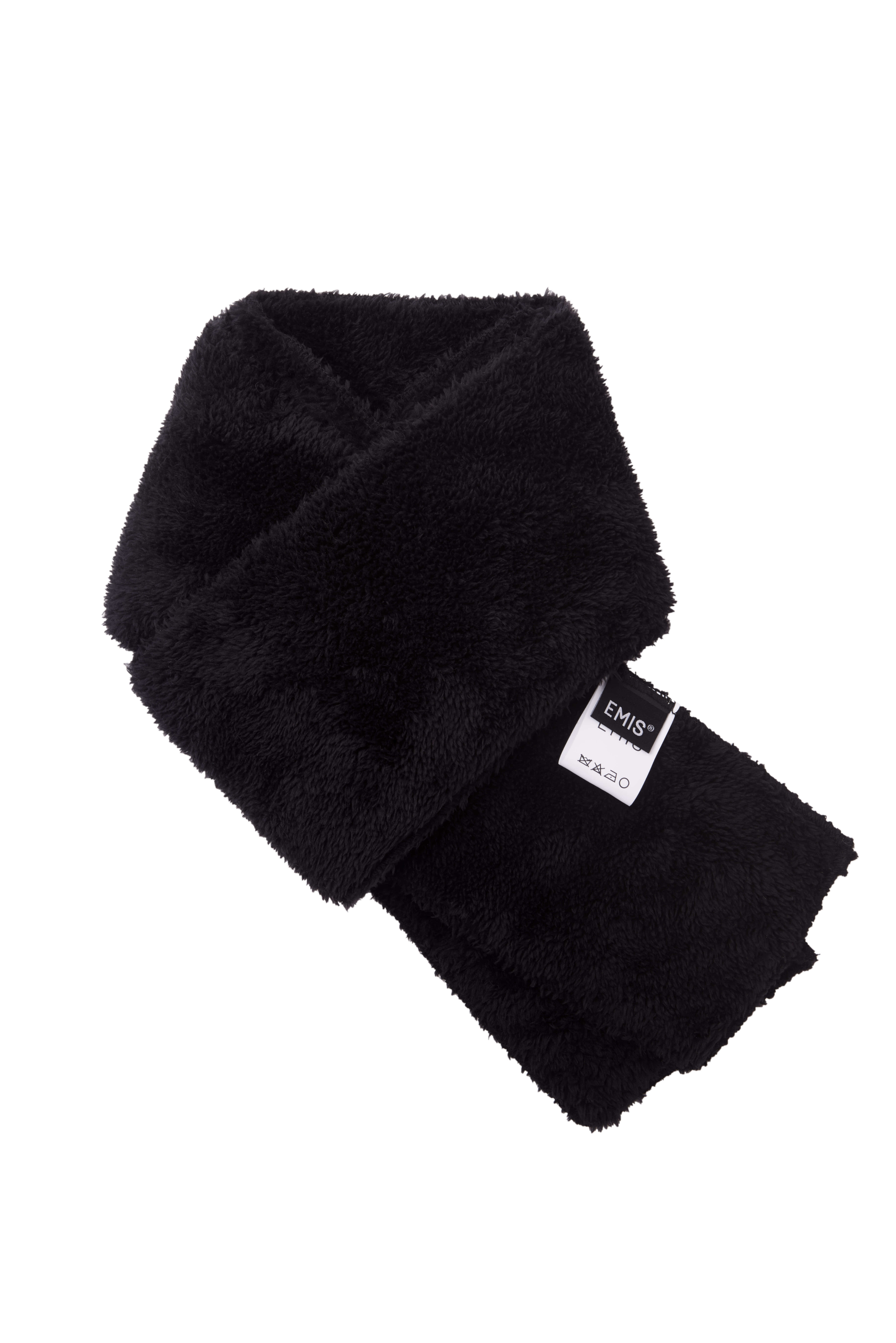 emis FUR MUFFLER - BLACK