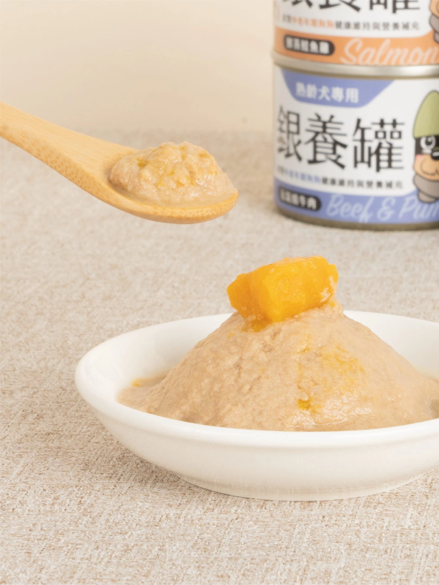 【汪喵星球】熟齡犬95% 低鈉無膠主食罐｜元氣牛肉