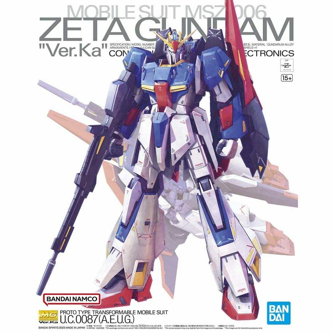 [Z GUMDAM] MG 1/100 MSZ-006 ZETA GUNDAM VER. KA