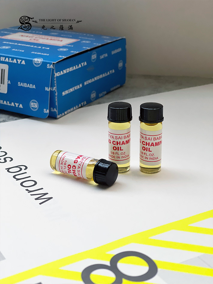 賽巴巴 賽巴巴香油 SATYA SAI BABA Nag Champa冥想靜心和空間淨化撫慰心靈的香氣讓人感到放鬆和寧靜  - 光之薩滿