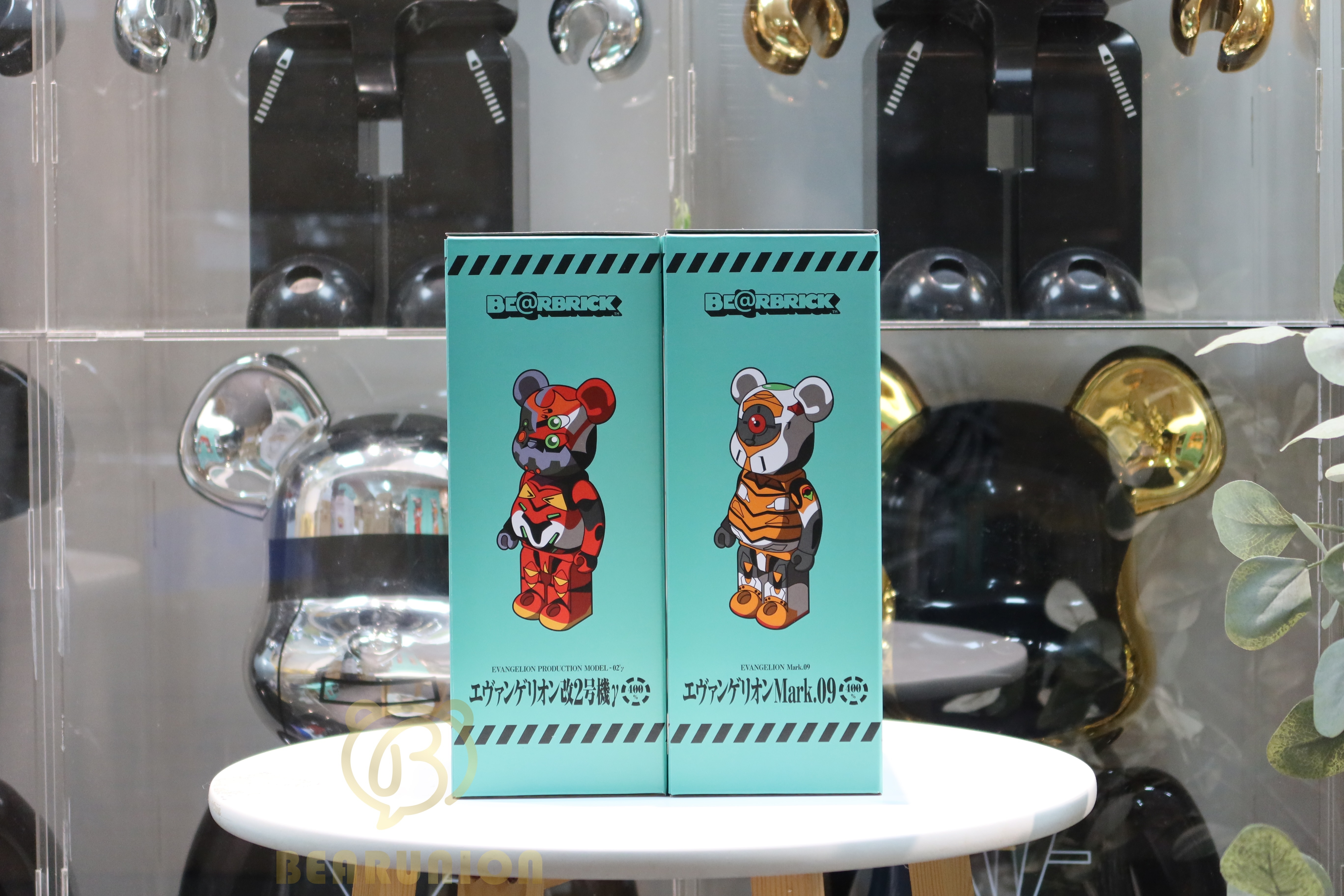 Bearbrick 400% EVA 9號機改2号機SET OF 2