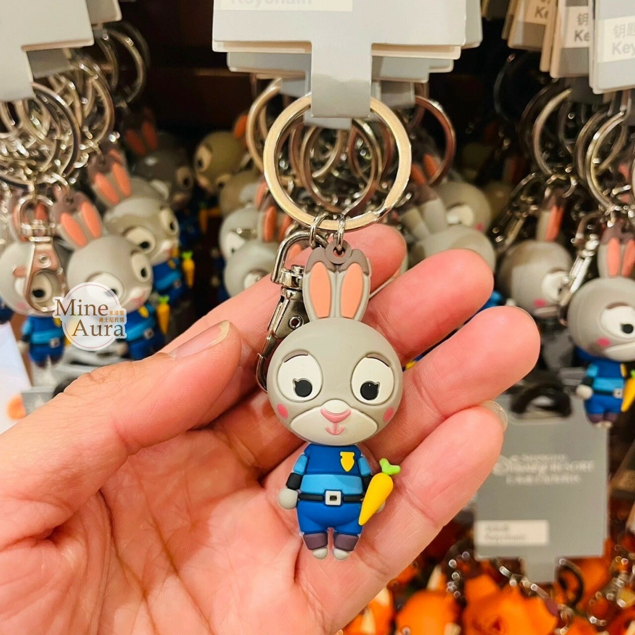 Q版 哈茱蒂 Judy 兔 立體造型 鑰匙圈 吊飾 動物方城市 Zootopia -上海迪士尼樂園