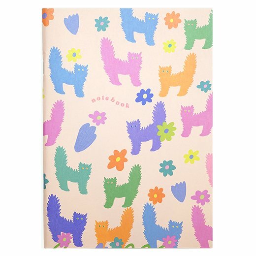 CHIC 貓 A5方格筆記本｜日本Greeting Life