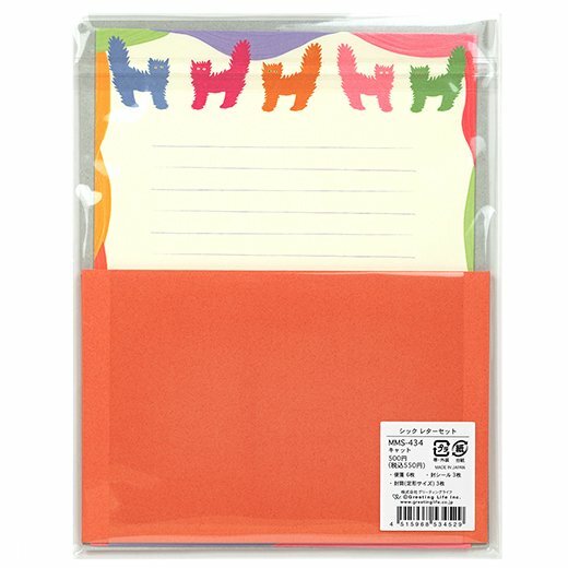 CHIC-貓 信紙信封組｜日本Greeting Life