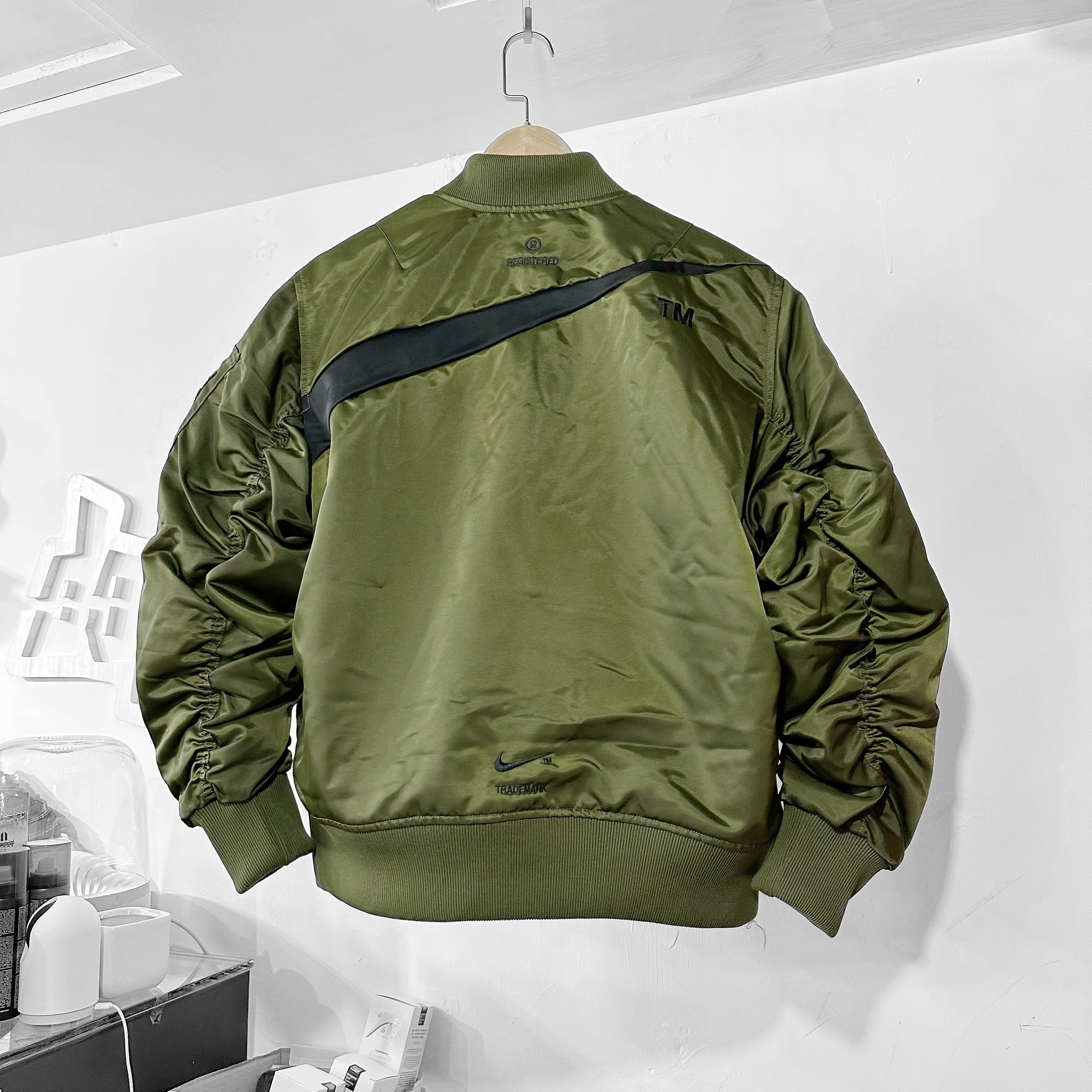 Nike NSW Big Swoosh Therma-FT Jacket雙面外套 Olive