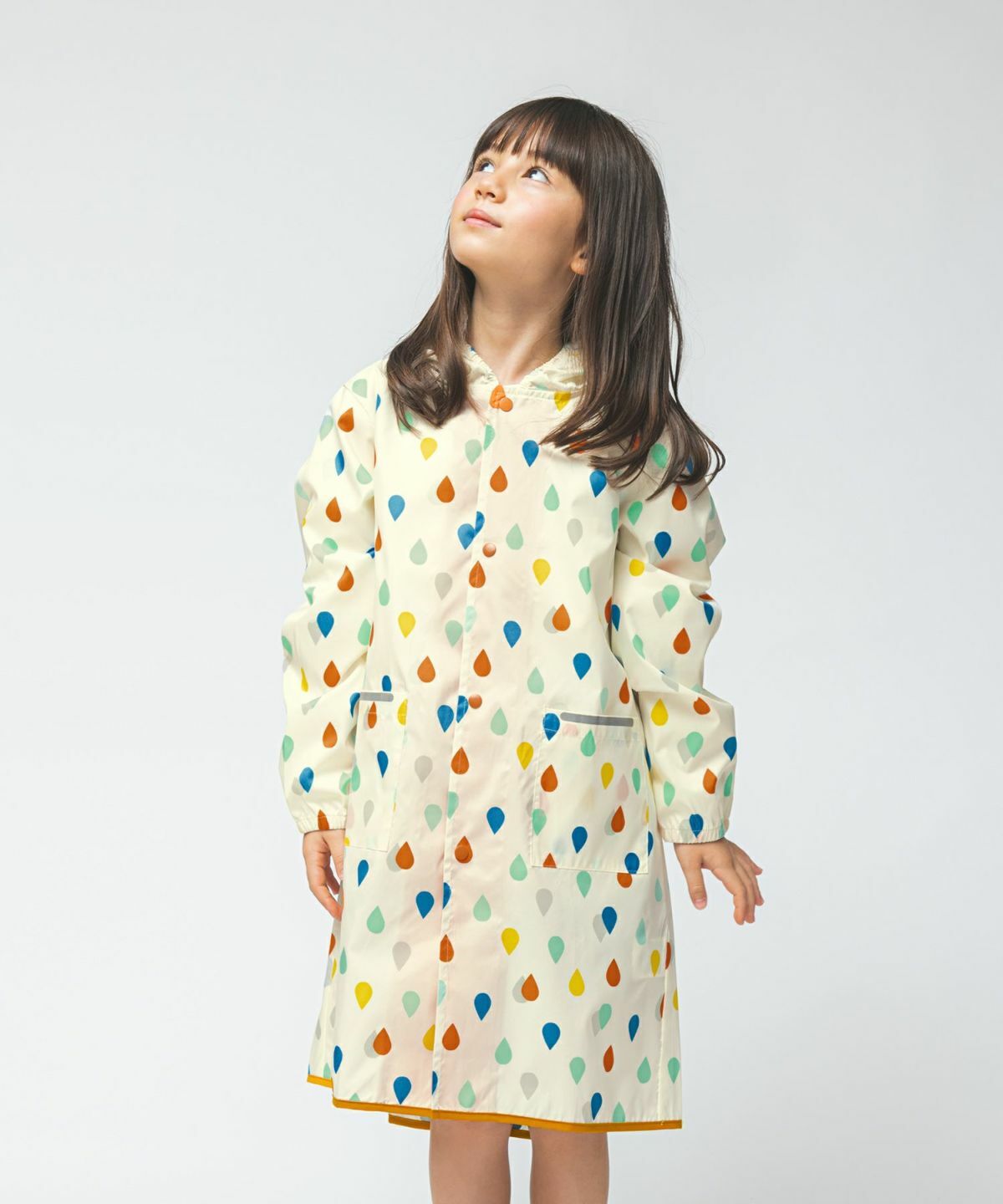 Wpc | Kids Raincoat - Drop off white