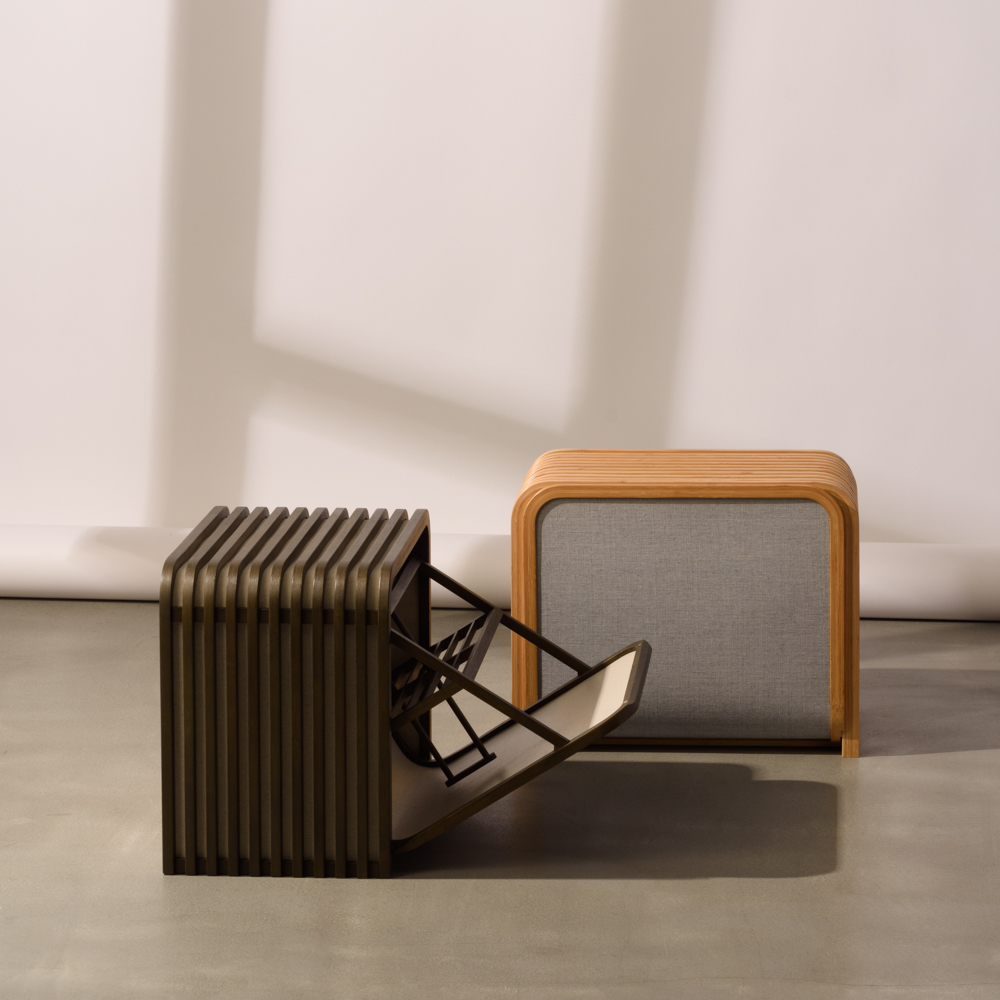 TOLIN 雙層收納鞋凳、玄關鞋櫃、穿鞋椅，提供兩種顏色搭配