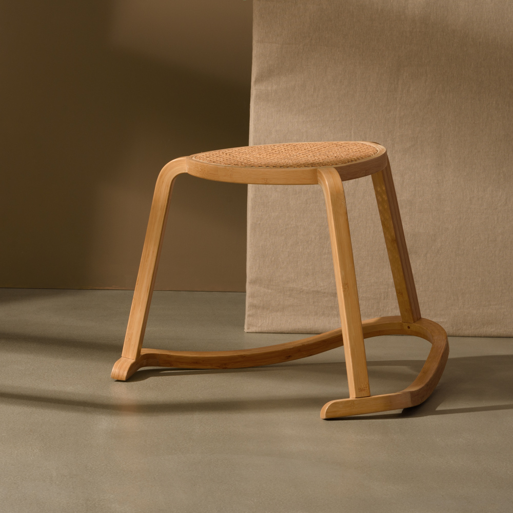 TRIRO 藤編搖凳、單人搖椅、設計搖椅