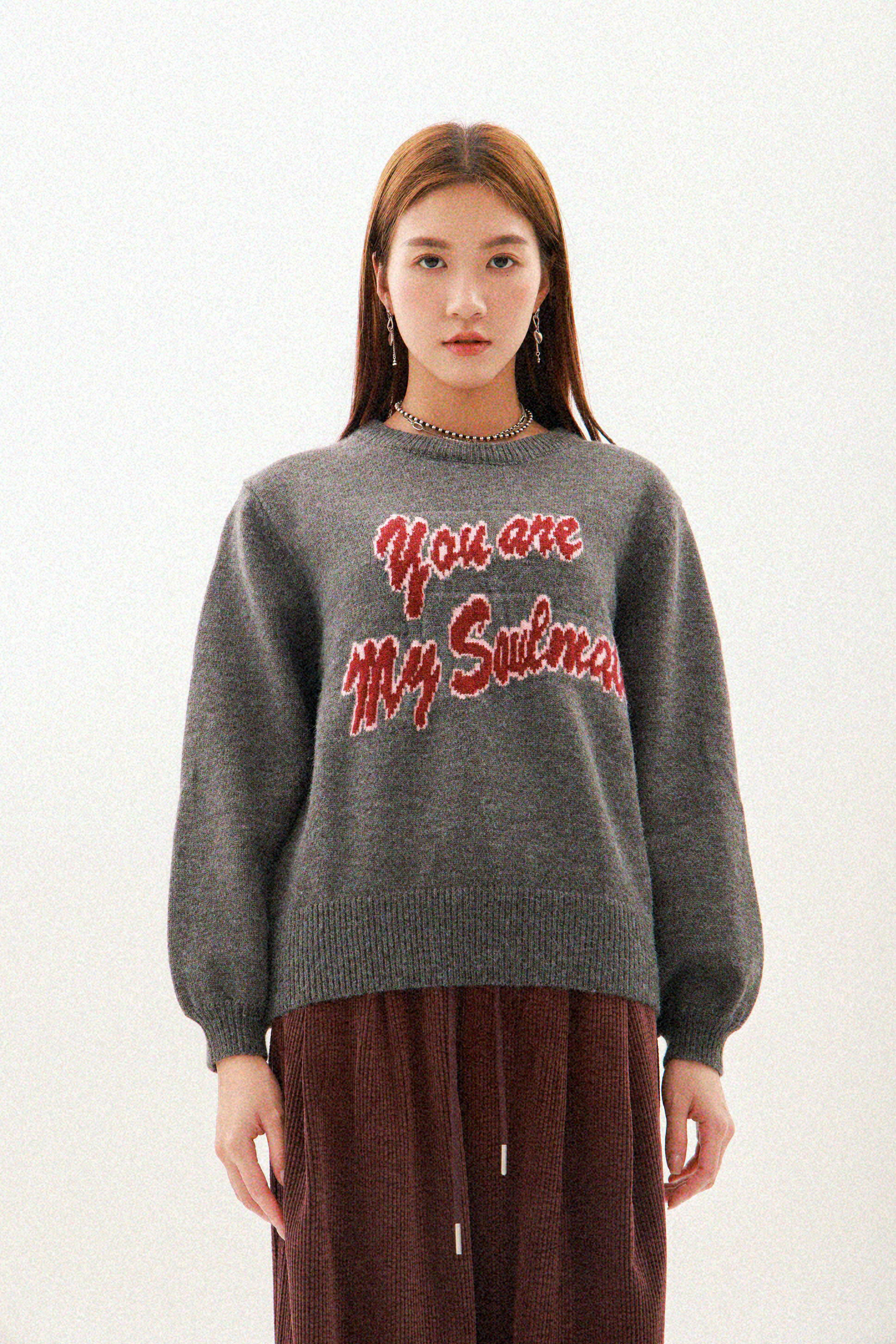 You are my Soulmate織花冷衫（現貨款式）