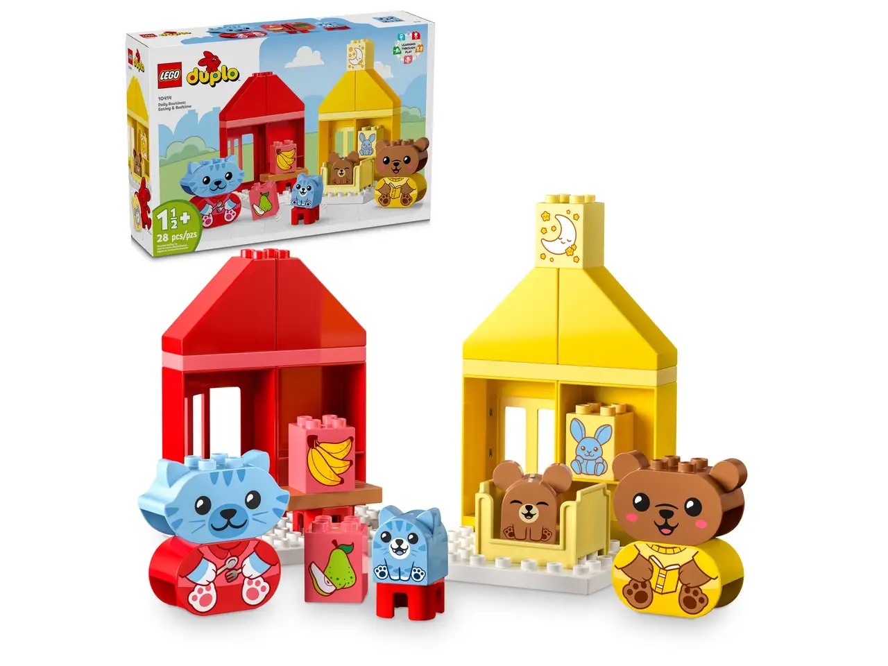 [飛米樂高積木專賣店] LEGO 10414 DUPLO-每日活動： 吃飯和睡覺時間