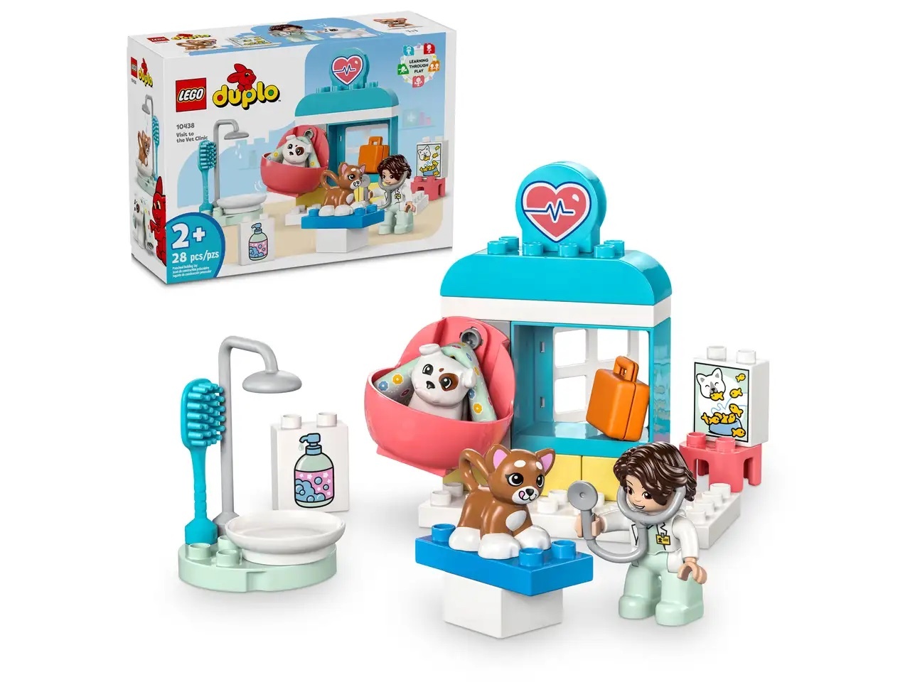 [飛米樂高積木專賣店] LEGO 10438 DUPLO-拜訪獸醫診所