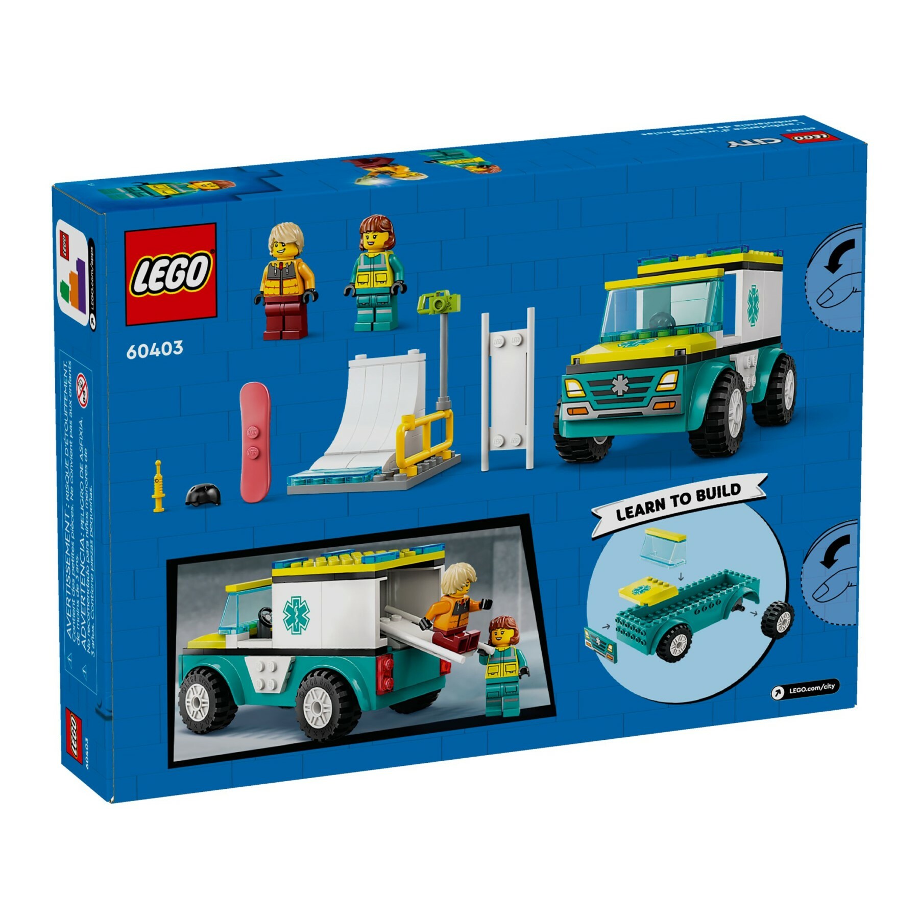 60403 - Emergency Ambulance and Snowboarder