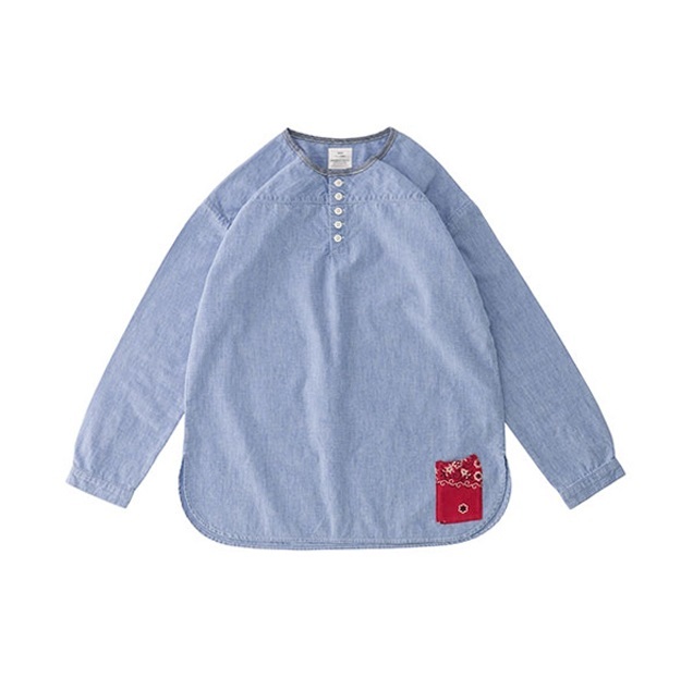 VSVIM WMV LT.INDIGO KERCHIEF TUNIC W CHAMBRAY *女裝 - WOMEN SIZE PRE ORDER ITEM (預訂中)