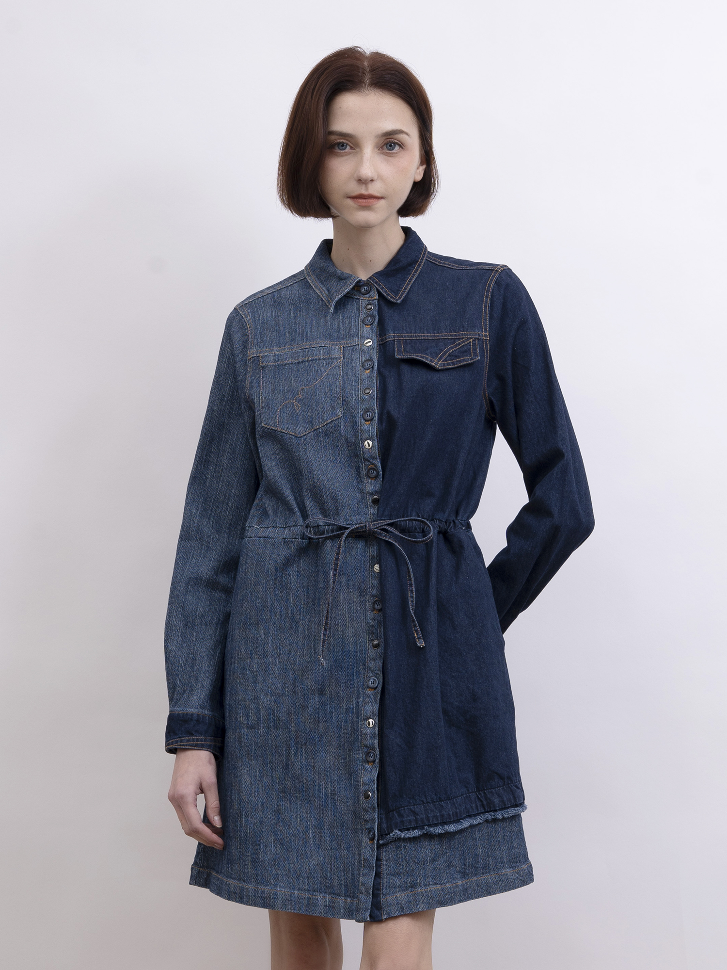 mi-tu 牛仔恤衫連身裙
