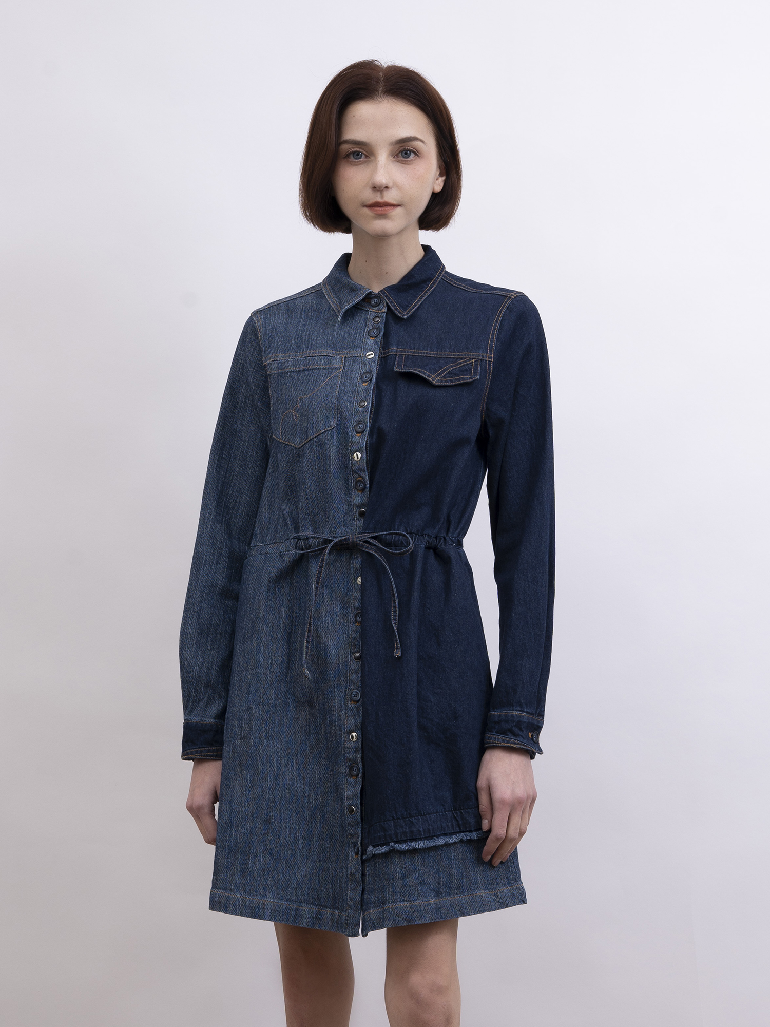 mi-tu 牛仔恤衫連身裙