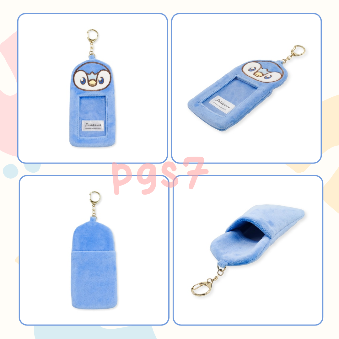 【現貨】寶可夢 波加曼皮卡丘皮丘毛絨絨照片夾 伸縮票卡夾