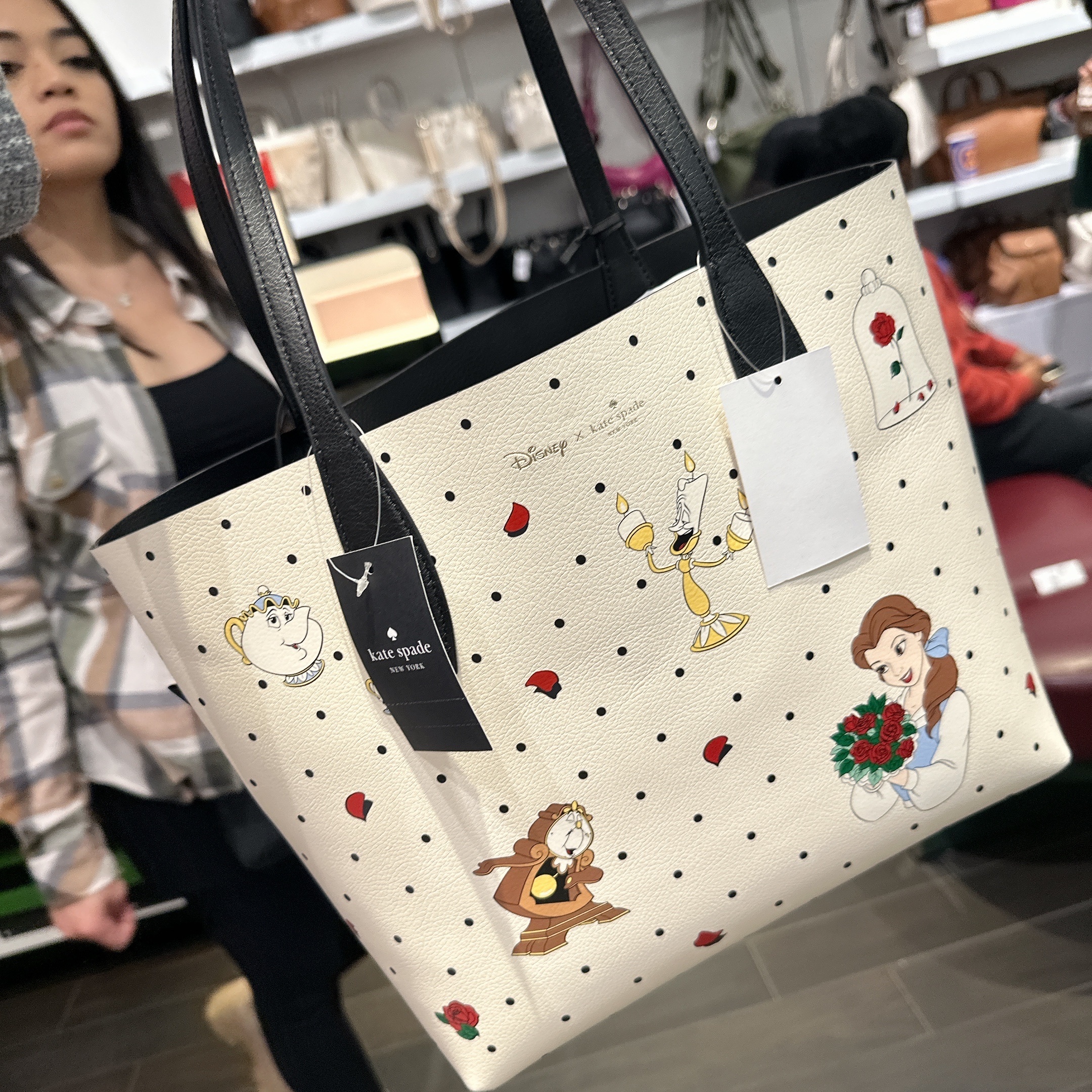 [美國現貨] Kate Spade X Beauty and the Beast Reversible Tote
