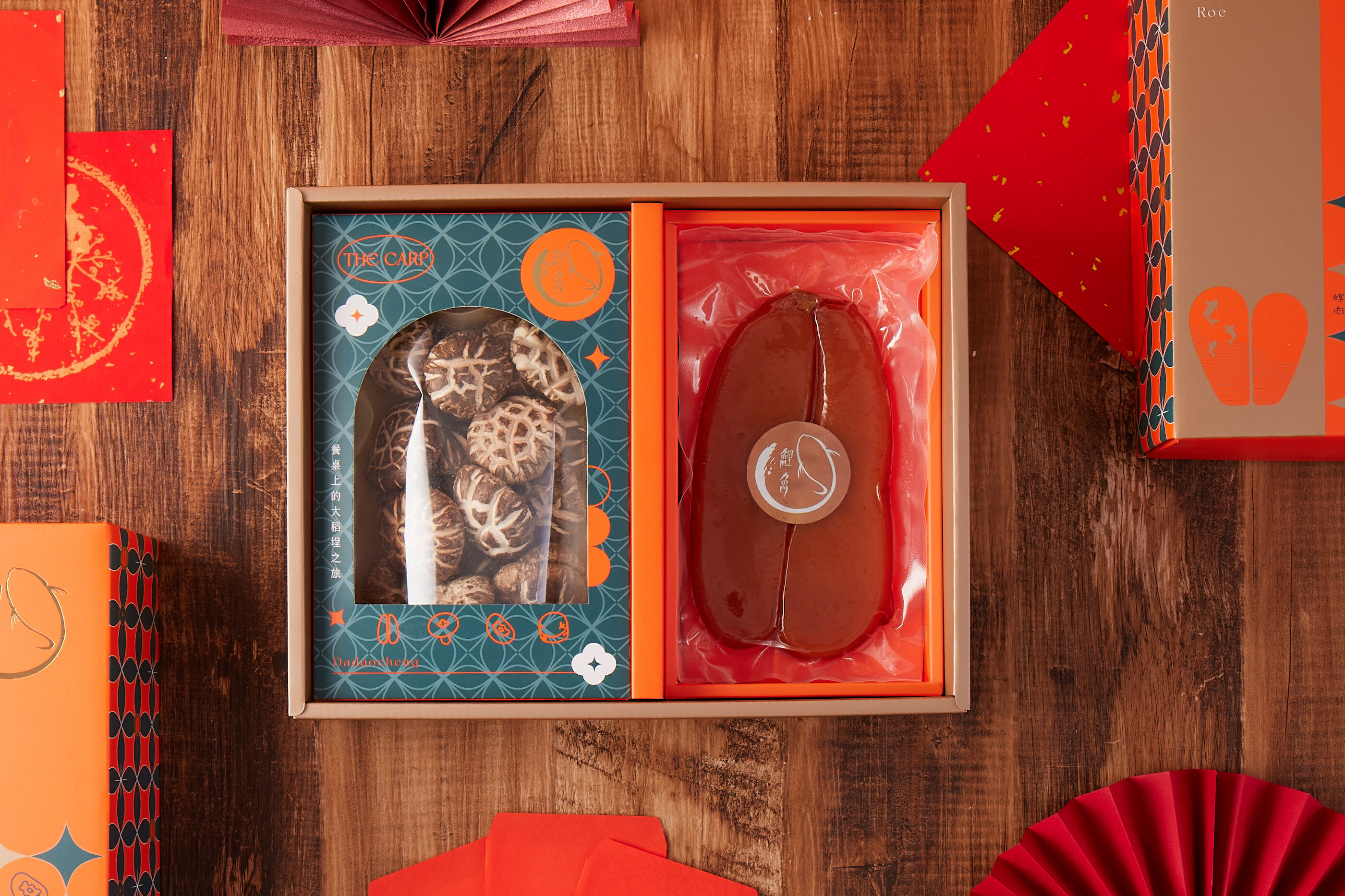 野生烏魚子花菇禮盒