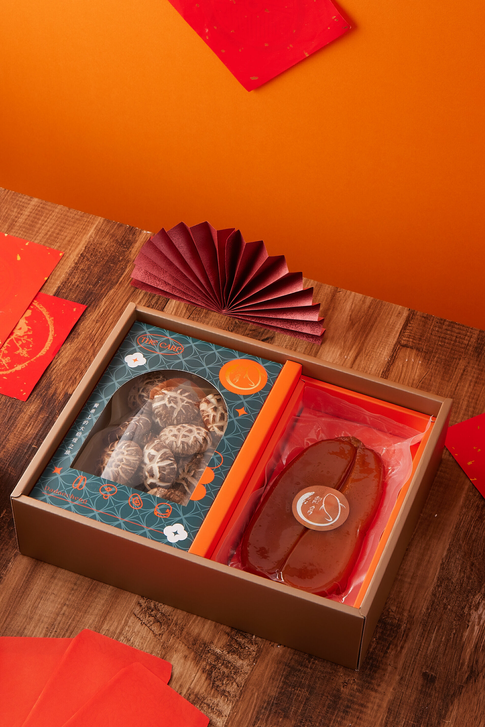 野生烏魚子花菇禮盒