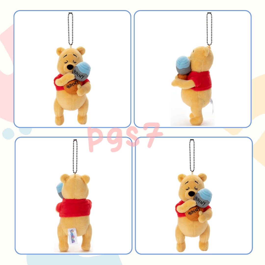 【現貨】日本 小熊維尼迷因系列蜂蜜罐吊飾