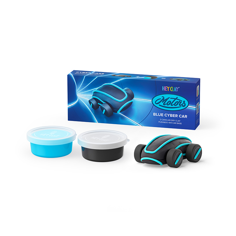 Hey Clay 智塑輕黏土-未來小車(星際藍)