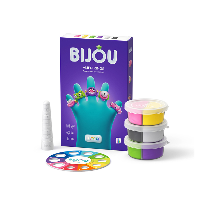 Hey Clay 智塑輕黏土-魔獸戒指組(5件組)