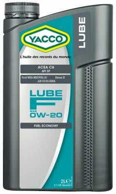 YACCO 全合成超級機油 LUBE F - SAE 0W-20, 2L