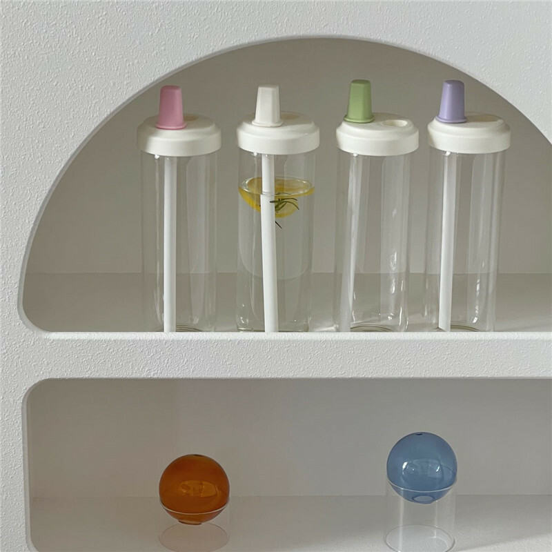 《3497》ins簡約大容量玻璃水杯