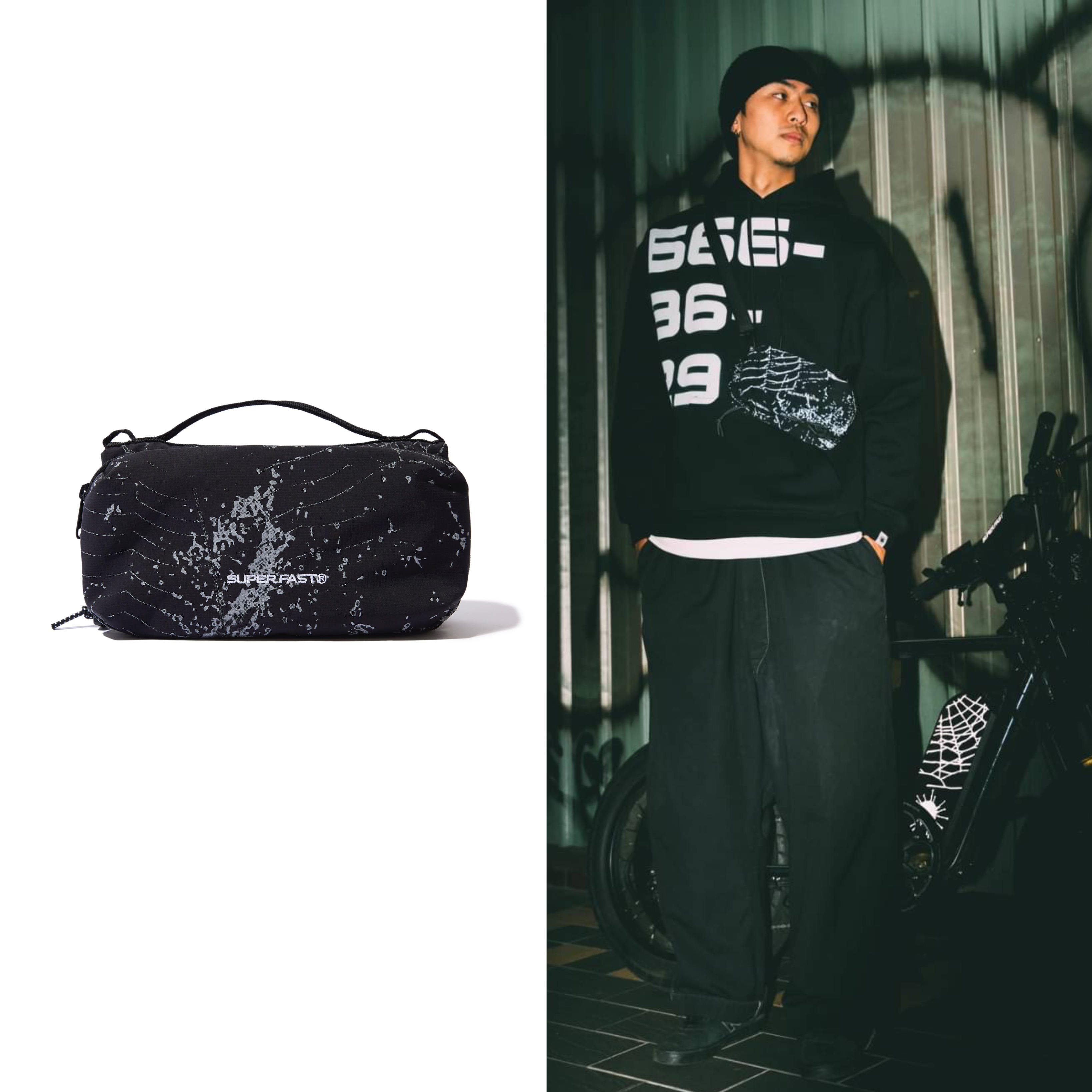 VIRUSWORLD x Superfast 3M SPIDE SLING BAG 聯名雙棲包