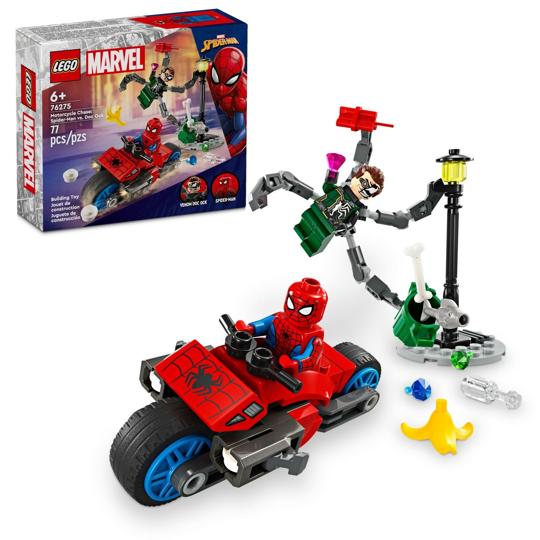 76275 - Motorcycle Chase: Spider-Man vs. Doc Ock