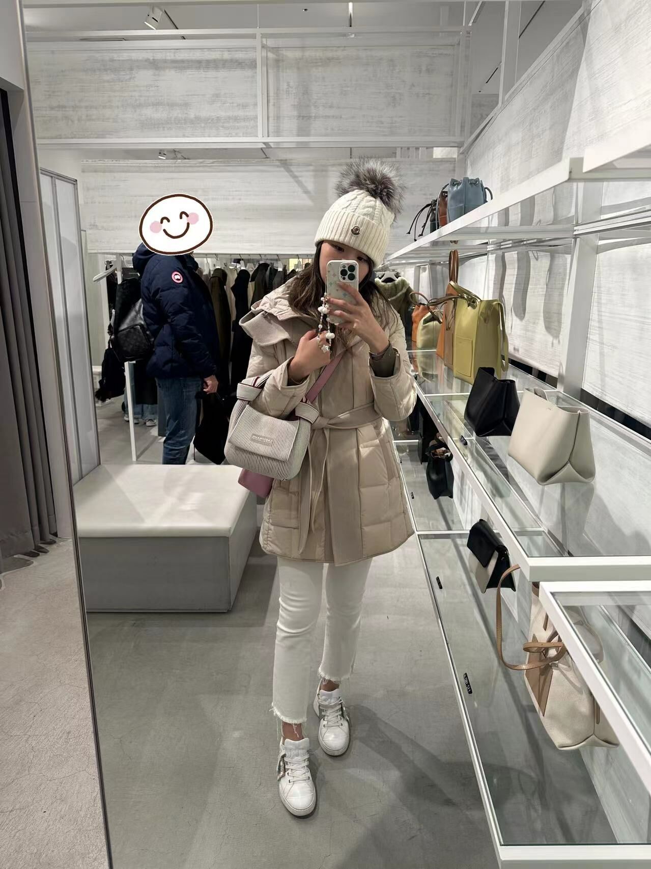 日本本土揭蓋手挽袋 -T