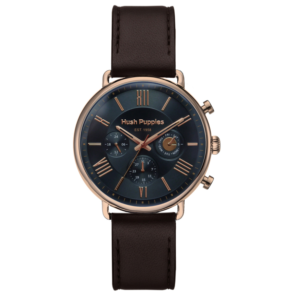 Singature 美式復古多功能男錶