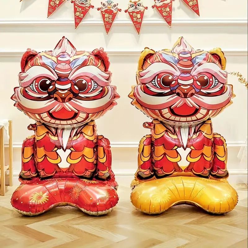 新年單品丨站立式-招財舞獅(大)