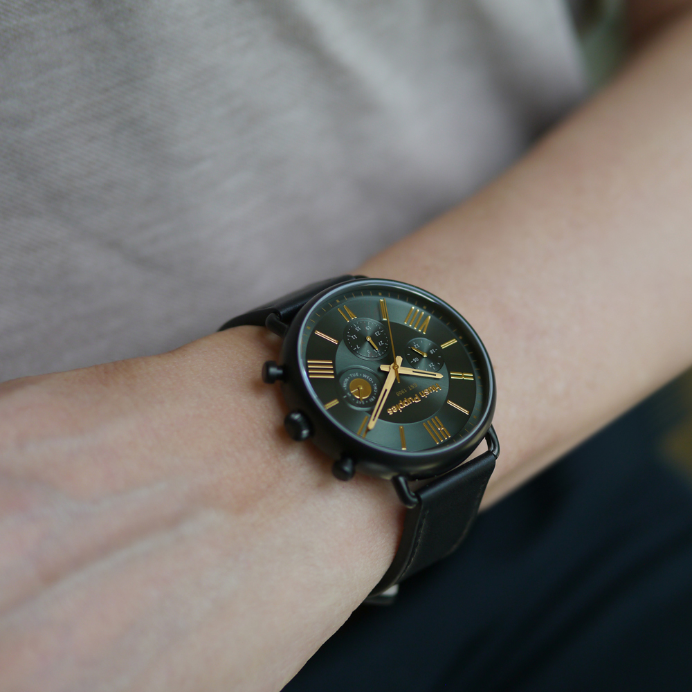 Singature 美式復古多功能男錶