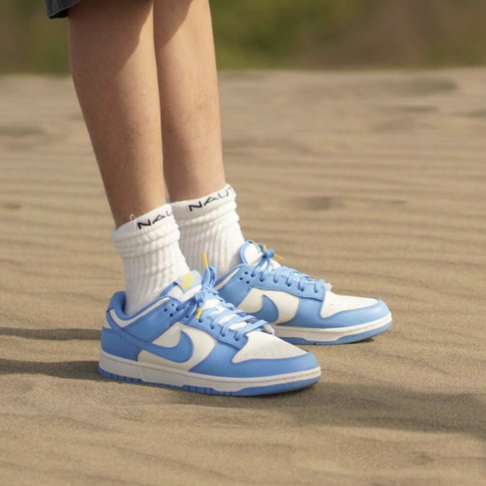 NIKE DUNK LOW "COAST" G-DRAGON GD 權志龍 黃標 北卡藍 有男生尺寸 女生復古休閒鞋 DD1503-100