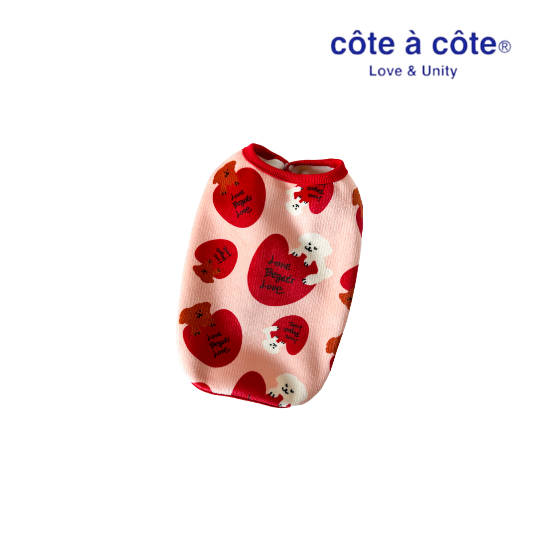 cote a cote 情人節背心