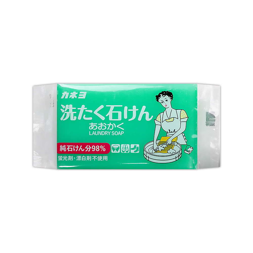日本Kaneyo強效衣物去污皂(綠)150g