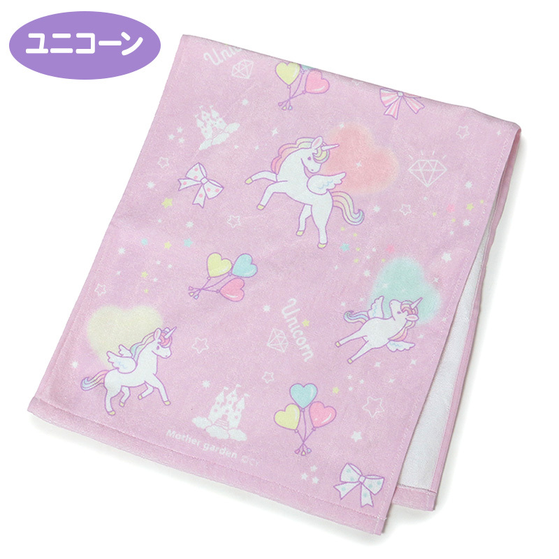Usamomo萌兔桃桃- 毛巾 快樂獨角獸款